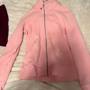 Lululemon Scuba Full Zip Pink
